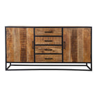 Mangohouten Dressoir Lowen 165 cm