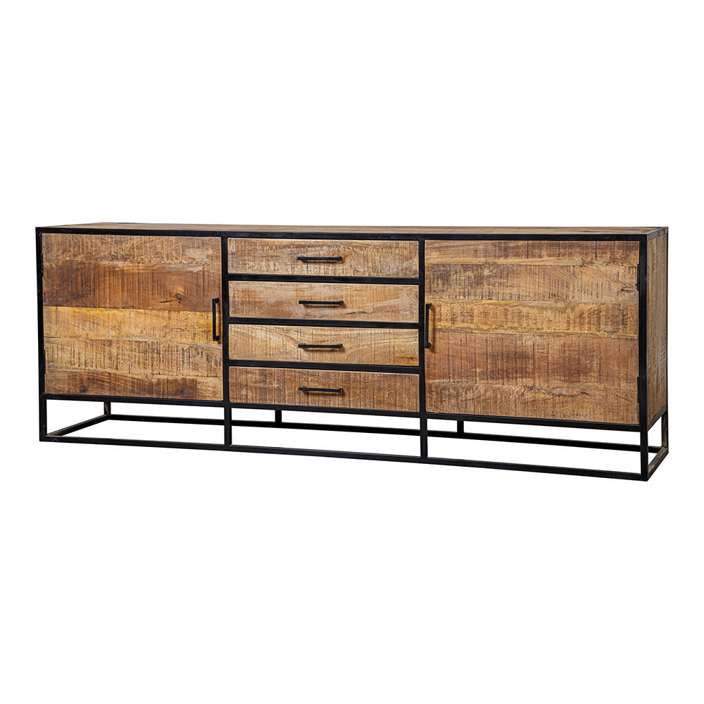 Mangohouten Dressoir Lowen 210 cm