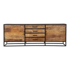 Mangohouten Dressoir Lowen 210 cm