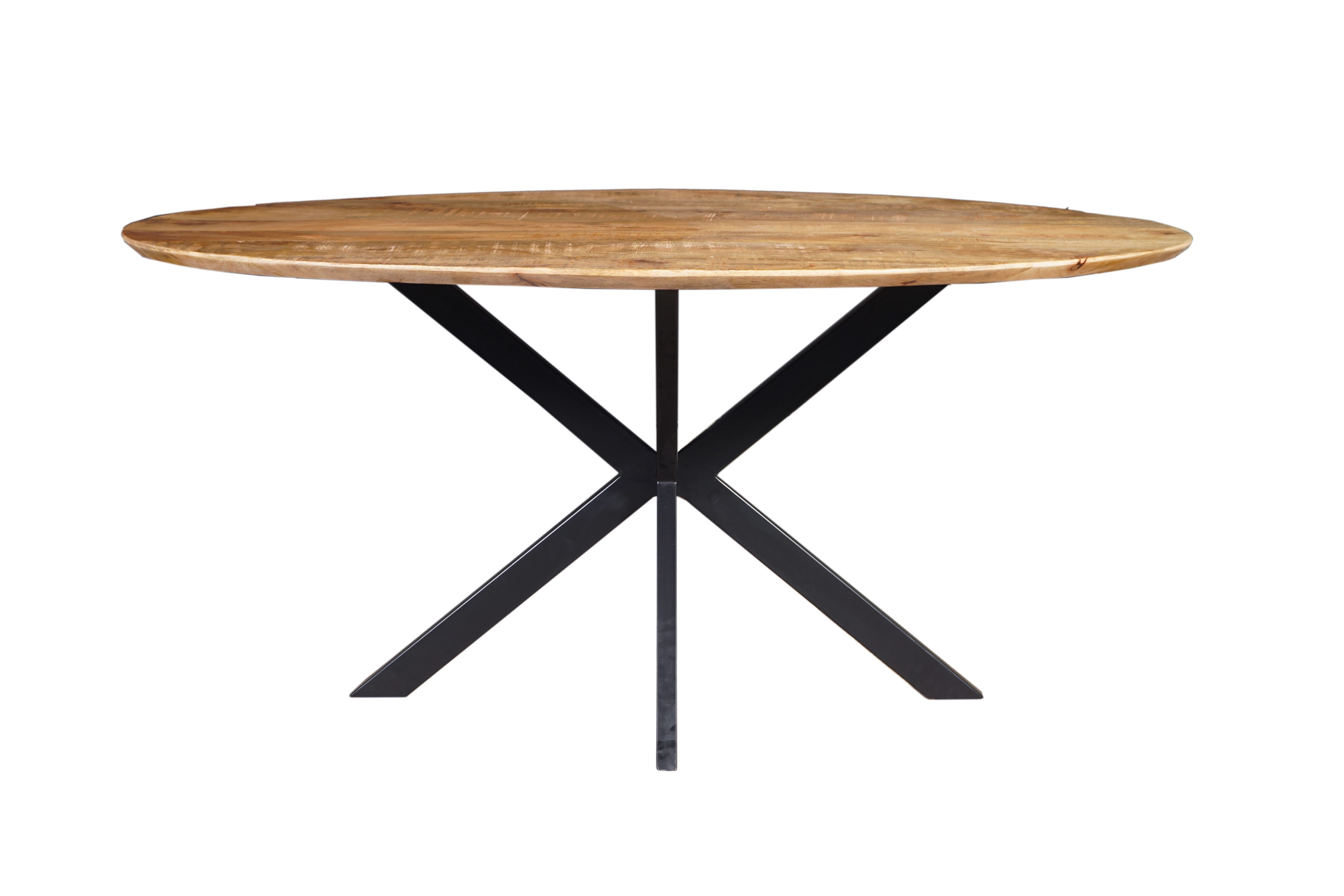 Mangohouten Eettafel Ovaal Julia 300x130 cm (2,5 cm)