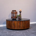 Mangohouten Salontafel Rond Levi 105 cm