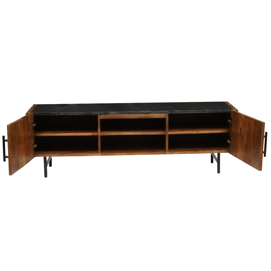 Mangohouten TV Meubel Rosa 140 cm