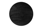 Mangohouten Salontafel Tess Rond 70 cm Zwart