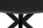 Mangohouten Salontafel Tess Rond 70 cm Zwart