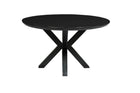 Mangohouten Salontafel Tess Rond 90 cm Zwart